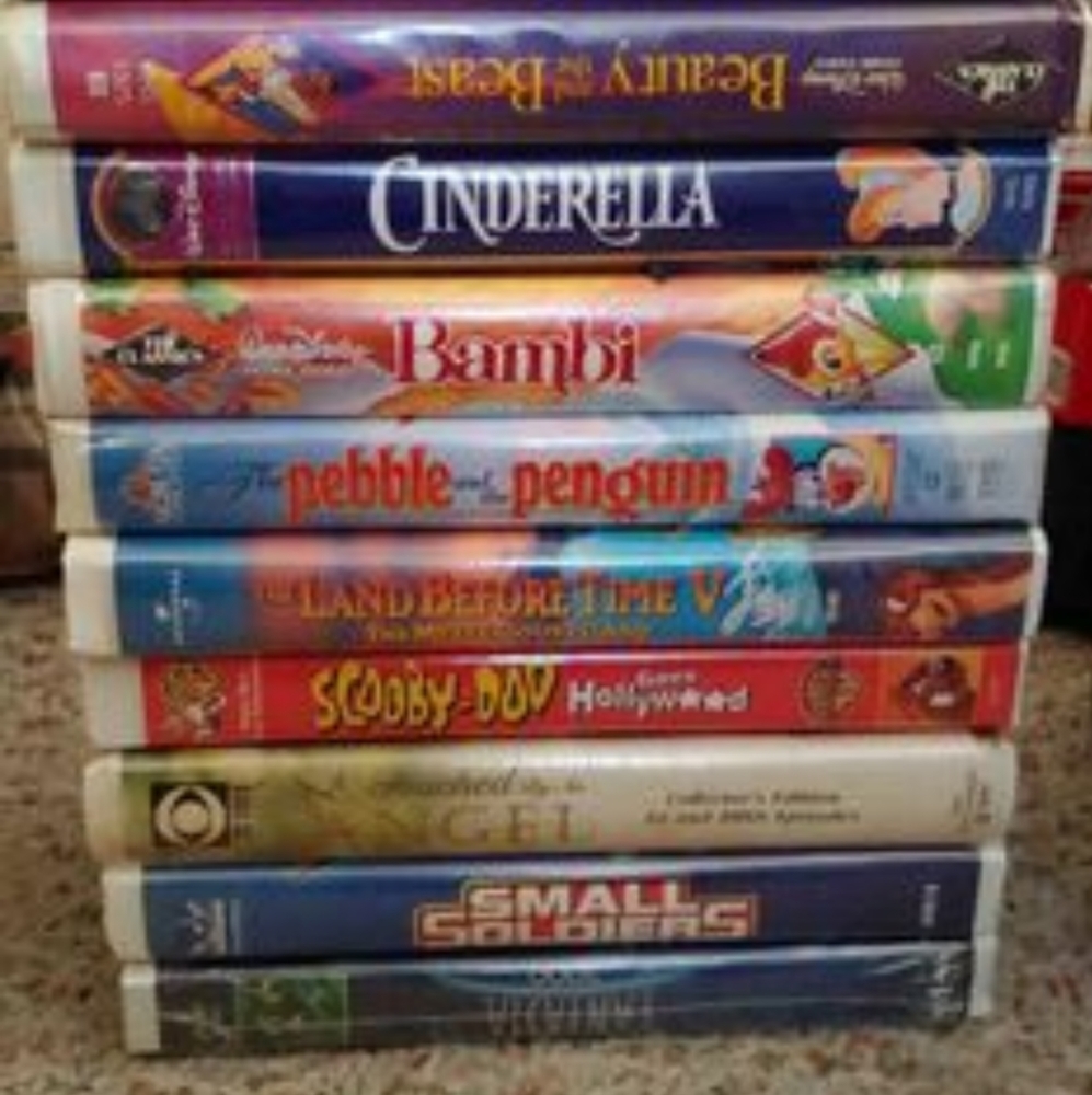 Old vsh tapes or $8 a piece